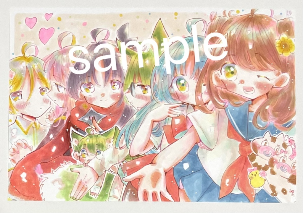 【A5サイズ】ももみずのオリキャラたち その2【自己裁断】