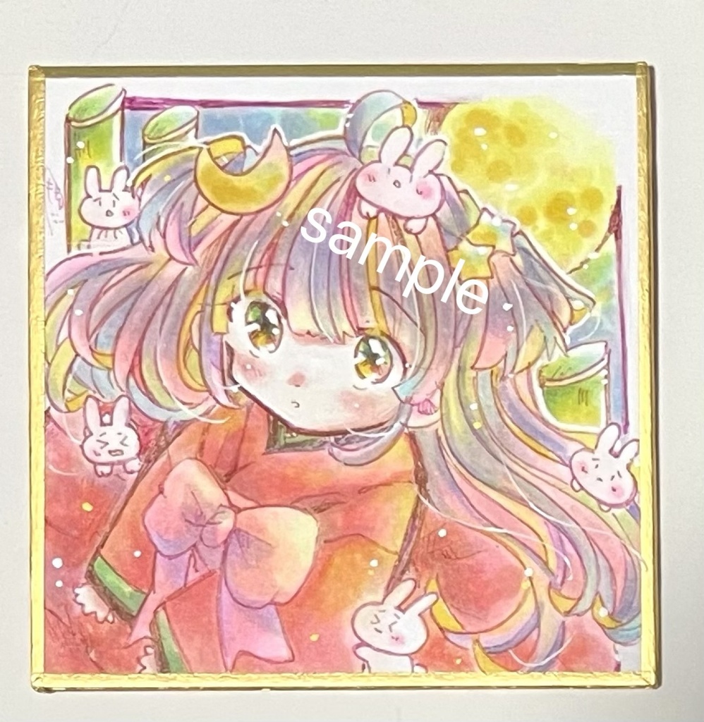 【小さいサイズ】かぐや姫ちゃん 【豆色紙】