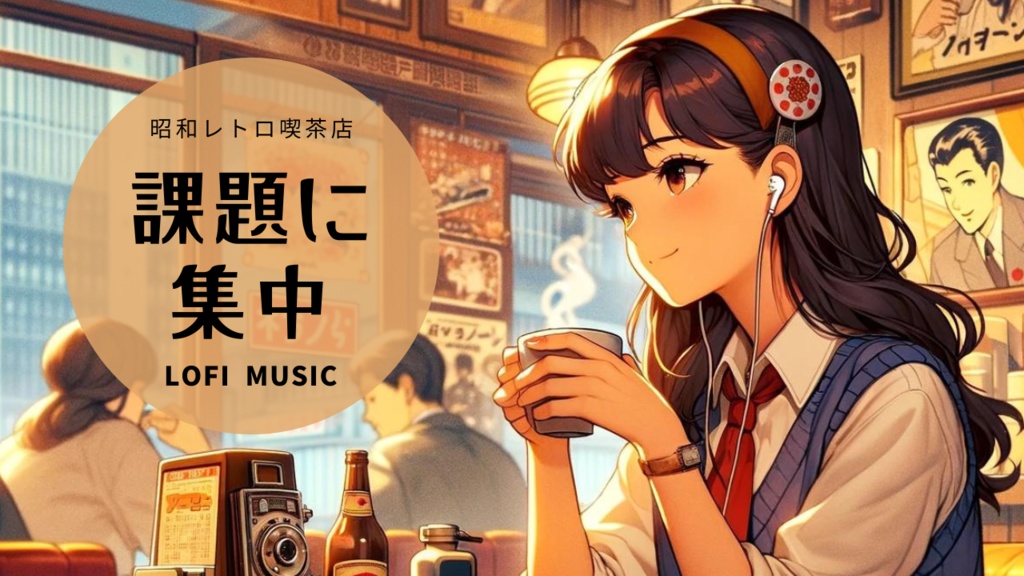 課題に集中：昭和レトロ喫茶店