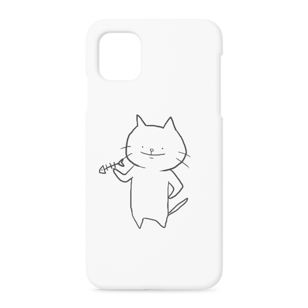 ねこ iPhoneケース(11/11Pro/12,12Pro)