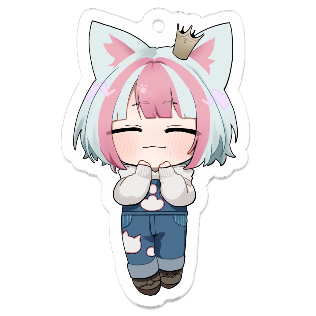 あくび アクリルキーホルダー