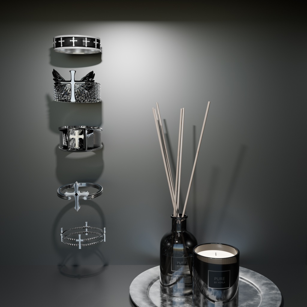 GothicRing5種3色セット