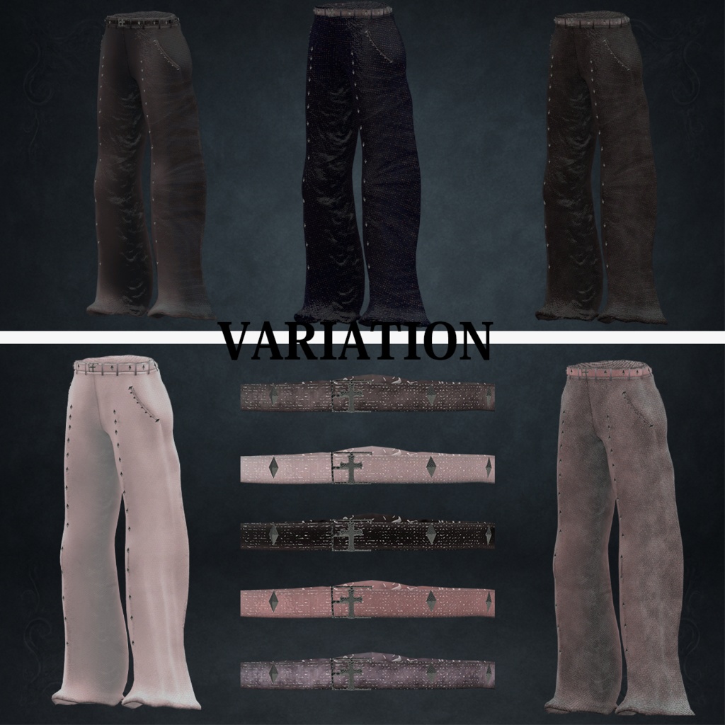 Damage Hoodie JEANS SET