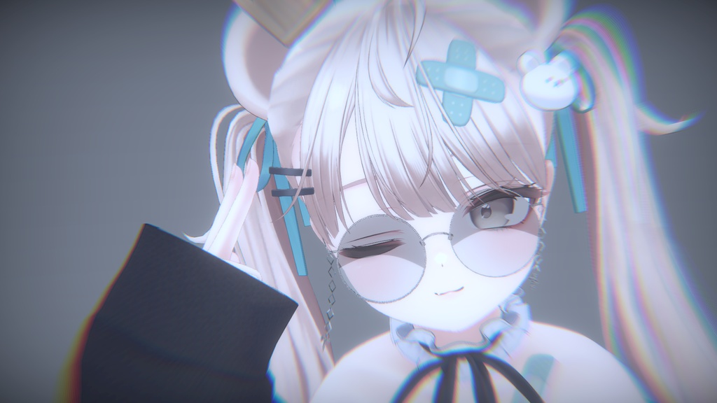 ☆揺れるチェーン付き眼鏡【VavaGrass】