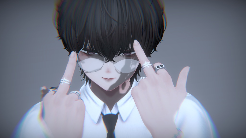 ☆揺れるチェーン付き眼鏡【VavaGrass】