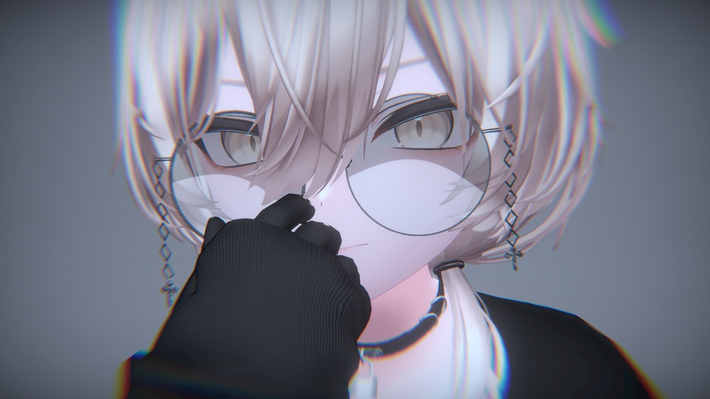 ☆揺れるチェーン付き眼鏡【VavaGrass】