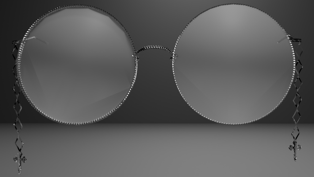 ☆揺れるチェーン付き眼鏡【VavaGrass】