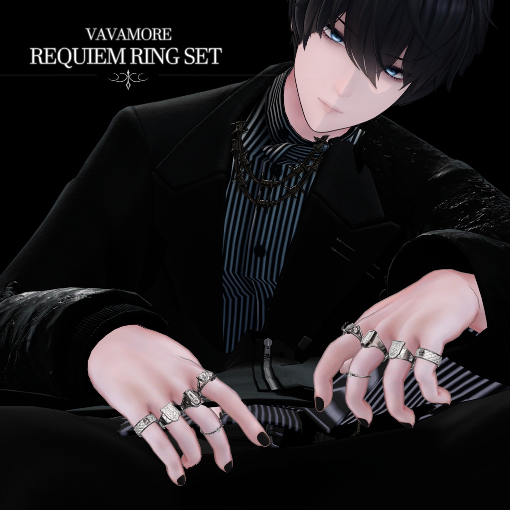 【10Avater対応】【24H Sale】Full ¥200 / Single ¥100-Requiem Ring Set
