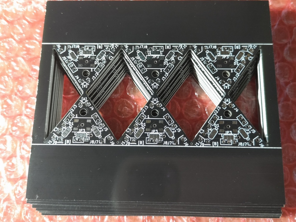 180面体球形LEDディスプレイ 基板セット