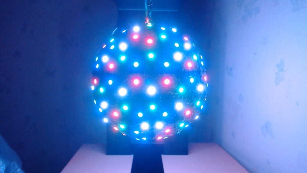 180面体球形LEDディスプレイ 基板セット