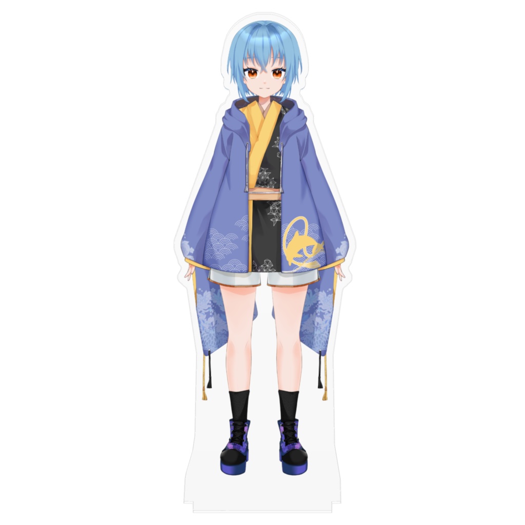 貝割てんま 全身アクリルスタンド 160x160mm