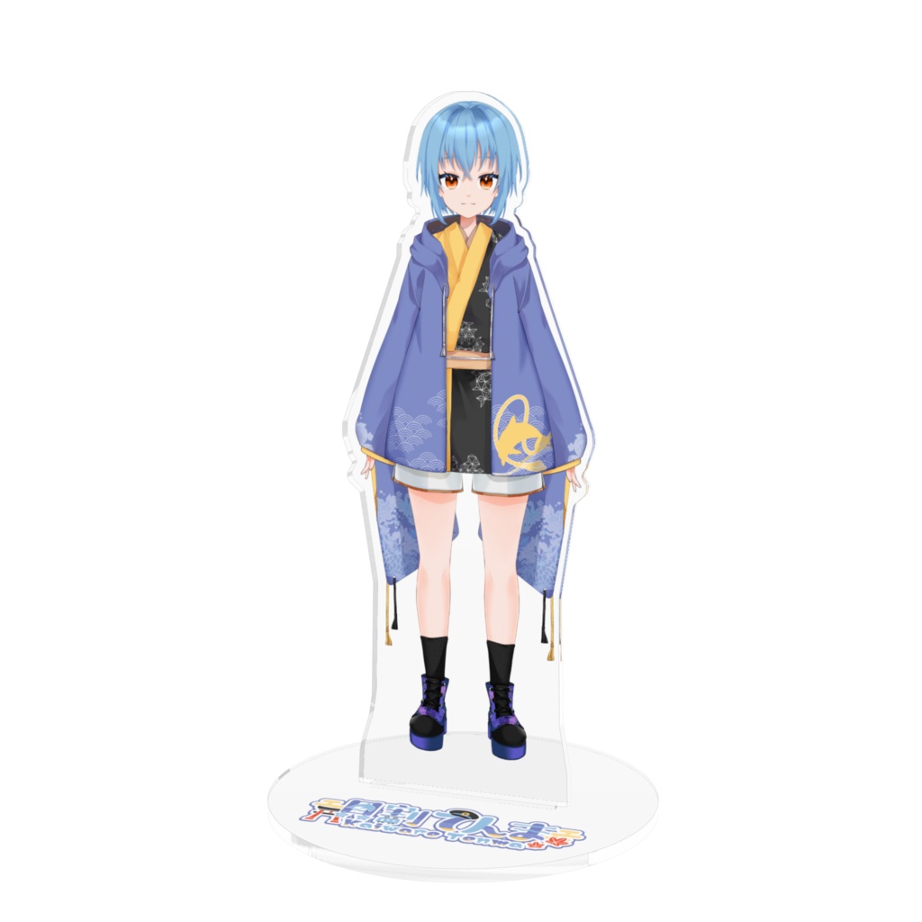 貝割てんま　全身アクリルスタンド　160x160mm