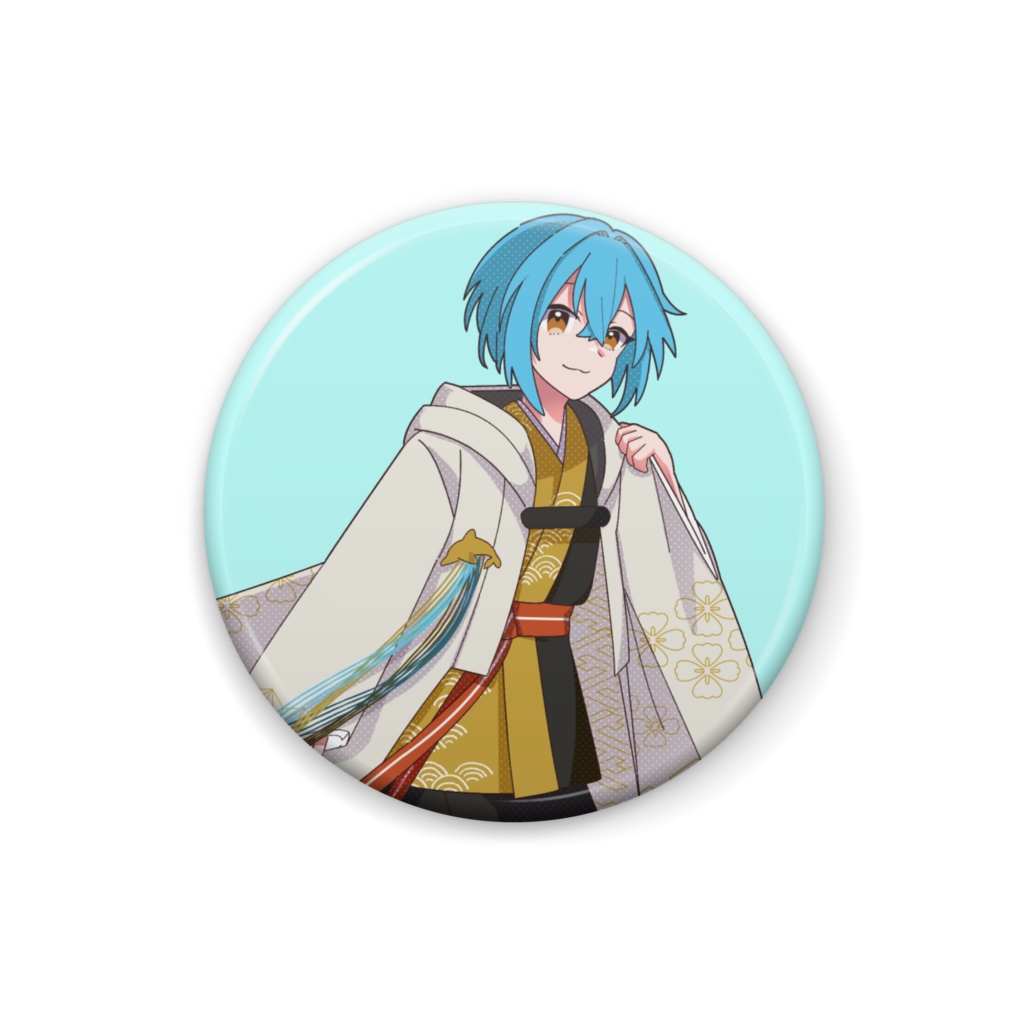 貝割てんま 歌みた記念 缶バッチ 25mm