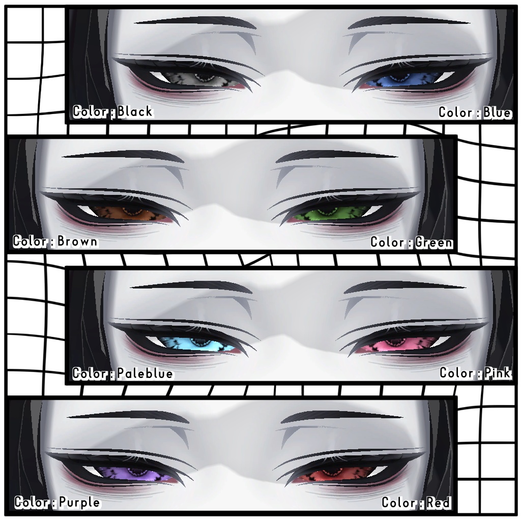 【Free/無料】Yelp Eye Texture for Noxel【Noxel対応】