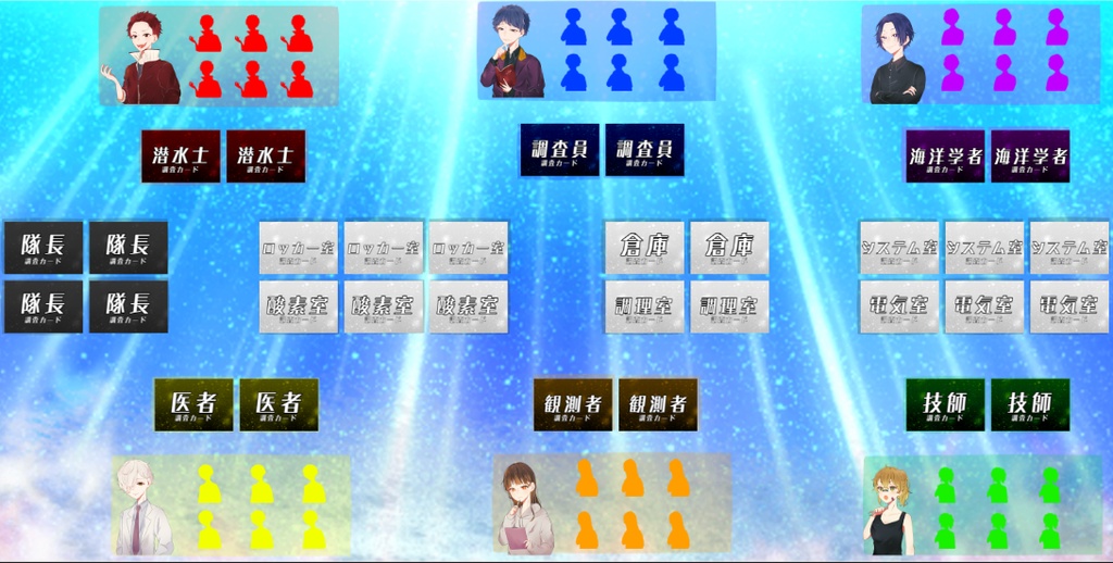 海淵にて【マーダーミステリー】