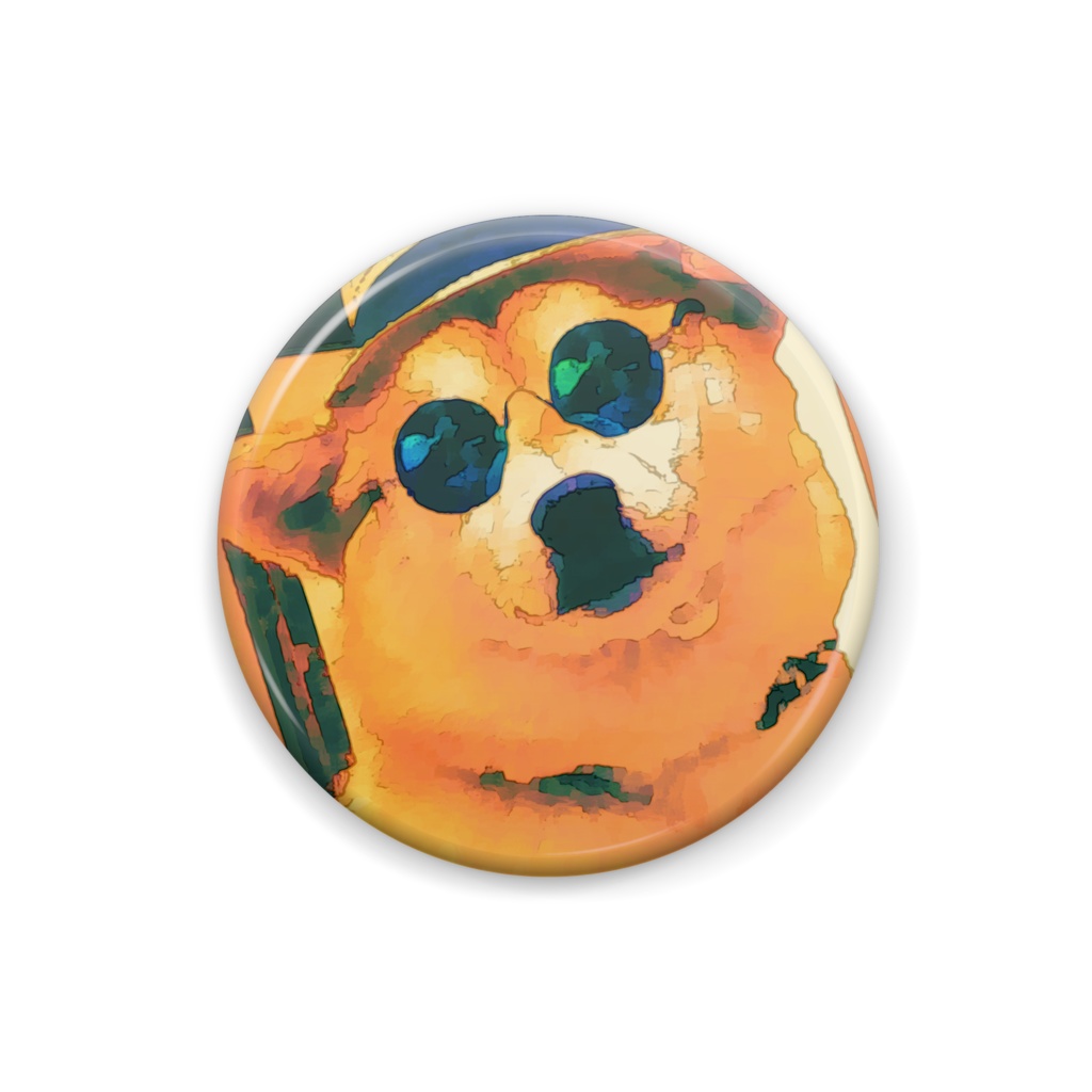 ワイルド犬 缶バッジ