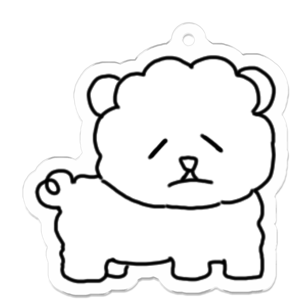 チャウチャウアクリルキーホルダー