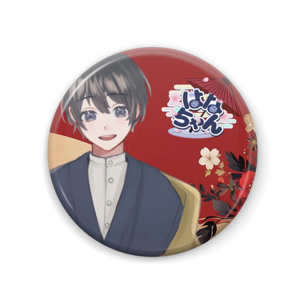 和服缶バッジ