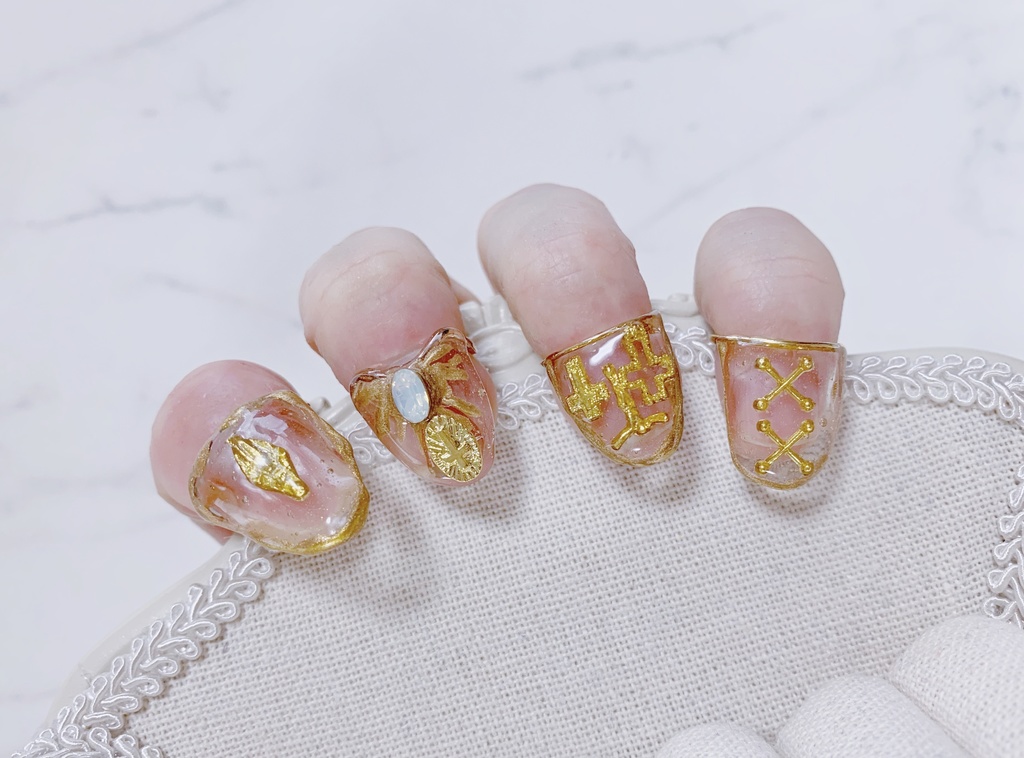 ゆびさきまで捕らうネイルリング