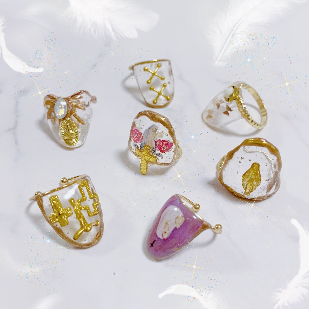 ゆびさきまで捕らうネイルリング