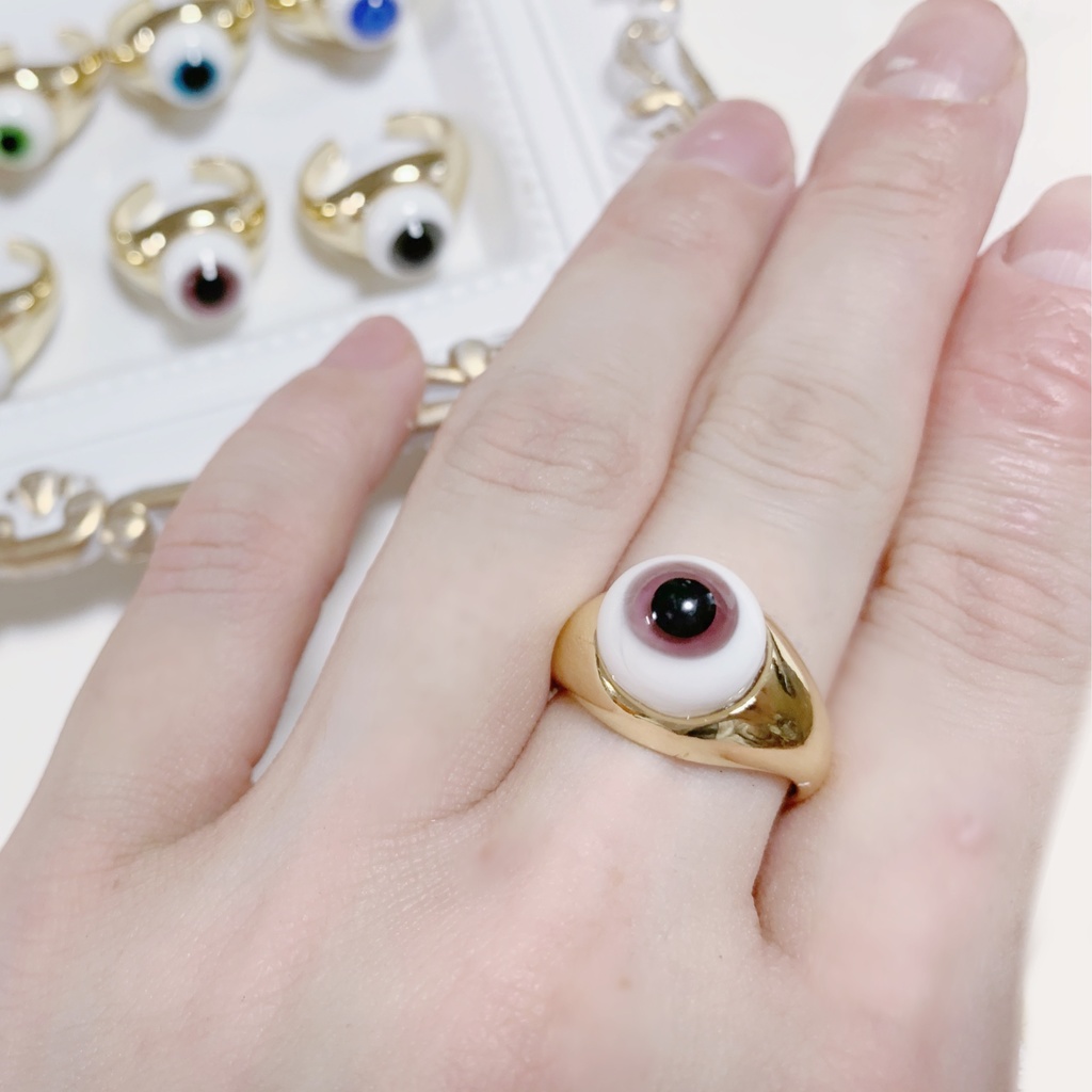 推しの瞳リング《round type》