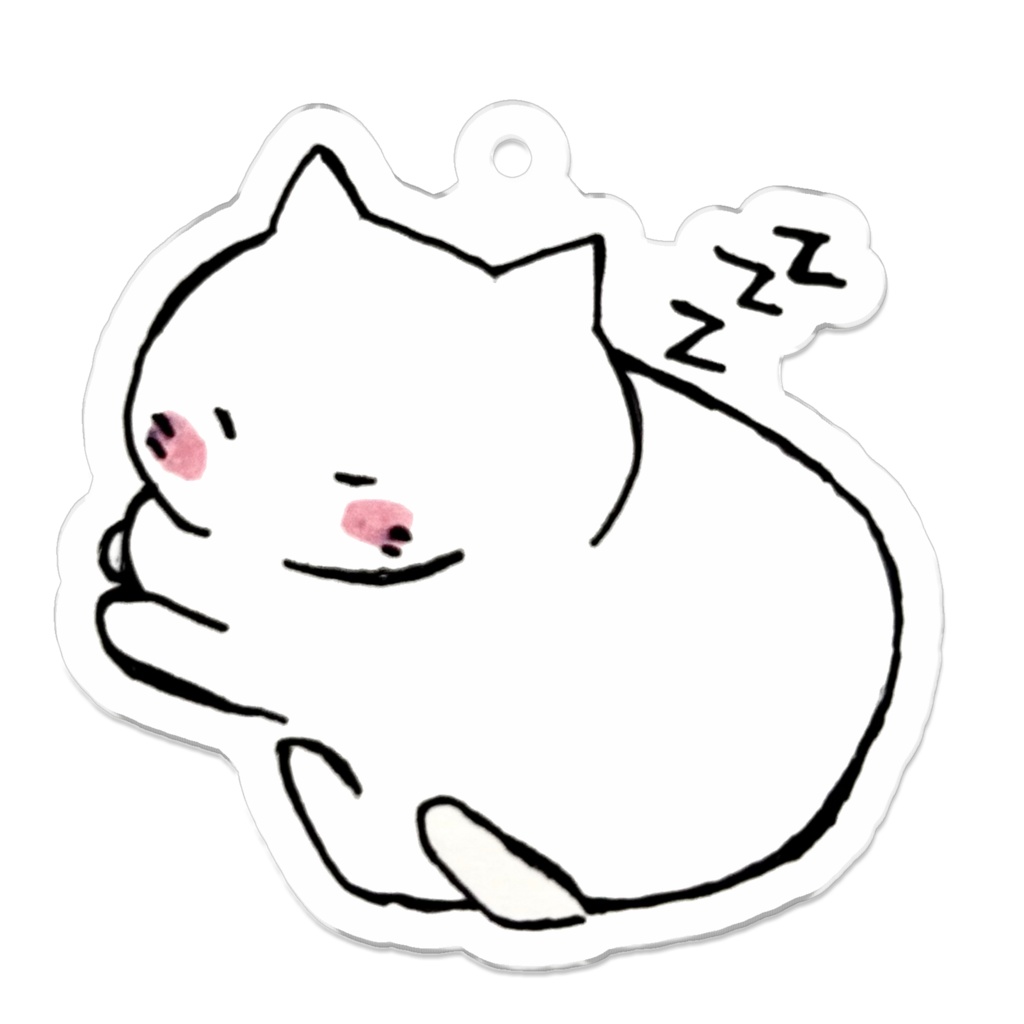 アクリルキーホルダー　ねこ