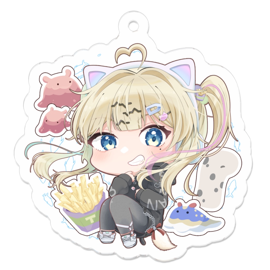 【七凪とてと】とてととゆかいななかまたち 【アクリルキーホルダー】
