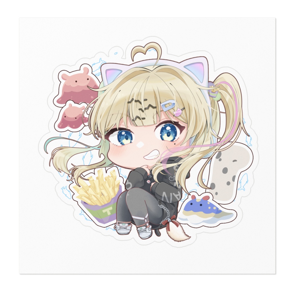 【七凪とてと】とてととゆかいななかまたち【ステッカー】