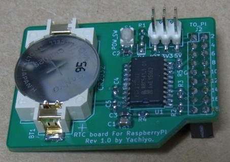RTC board For RaspberryPI Rev 1.0