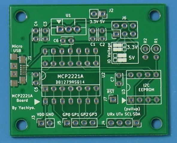 MCP2221A ボード