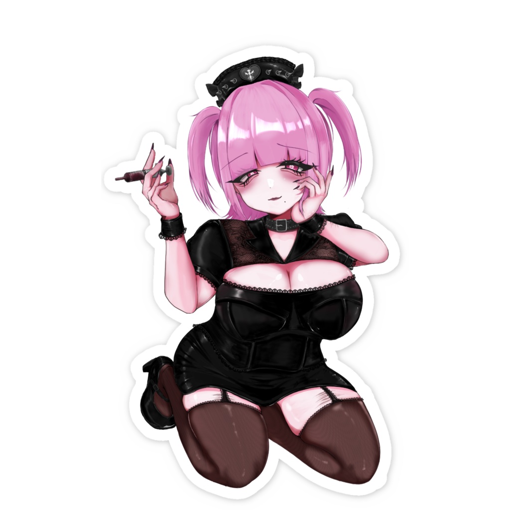 【明楽める】スマホステッカー