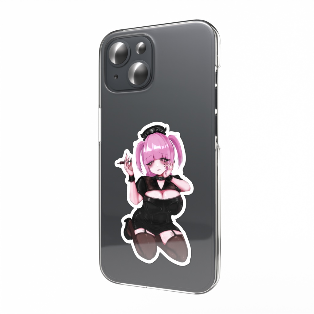 【明楽める】スマホステッカー