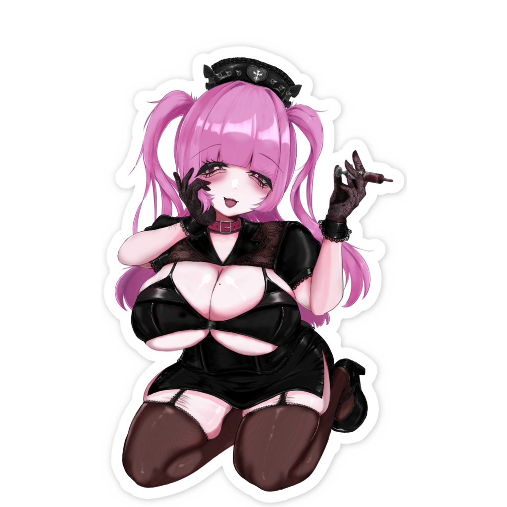 【明楽るる】スマホステッカー