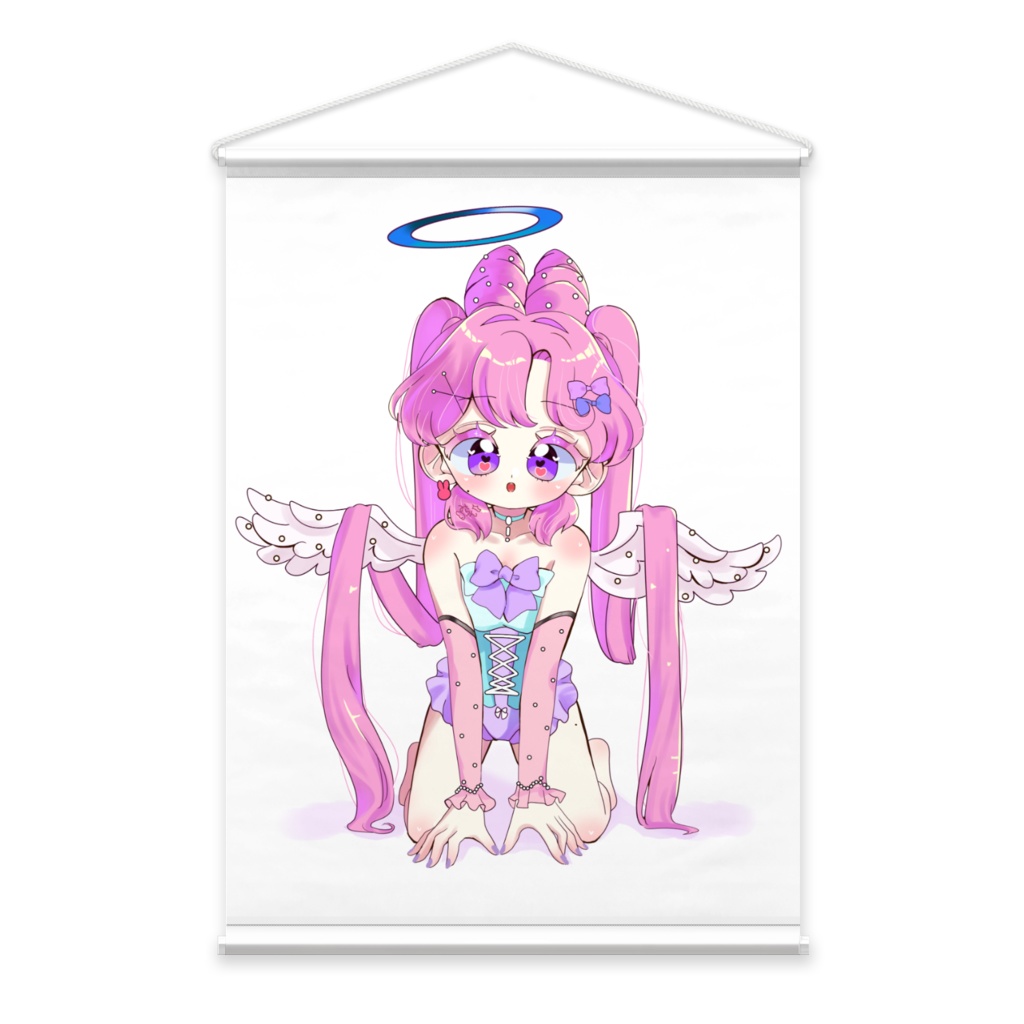 キュートな天使ちゃんのタペストリーB2