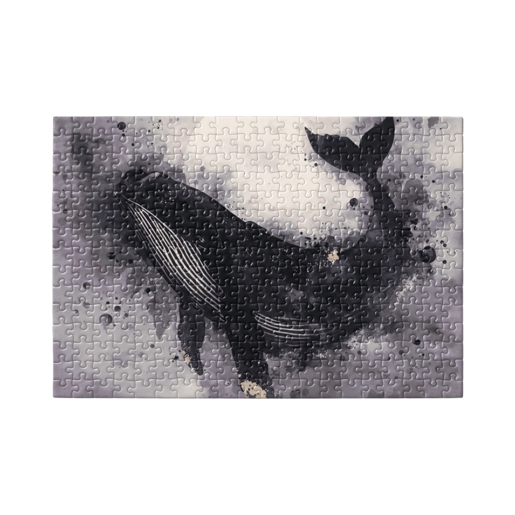 墨色に染まる鯨