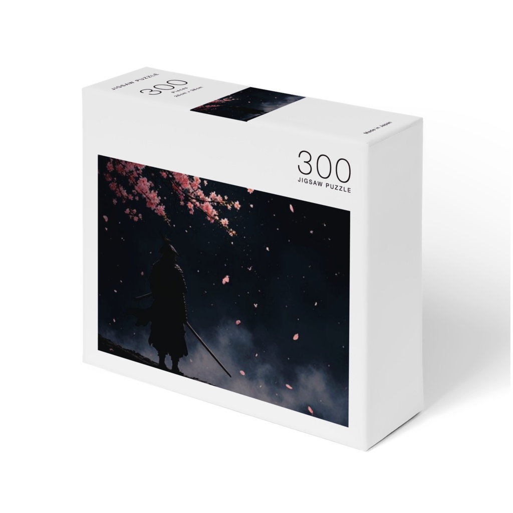 桜吹雪と月夜の剣士