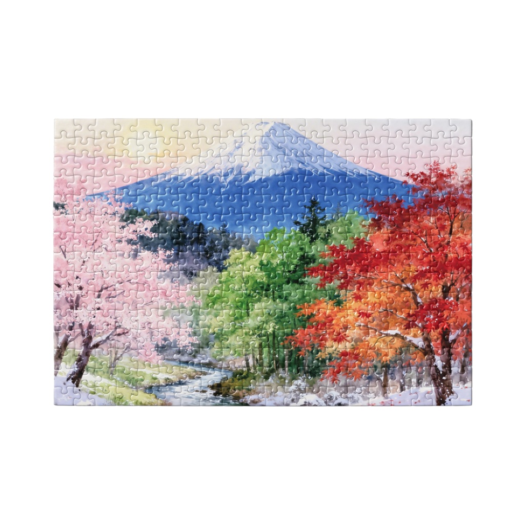 四季彩る富士と水明の情景