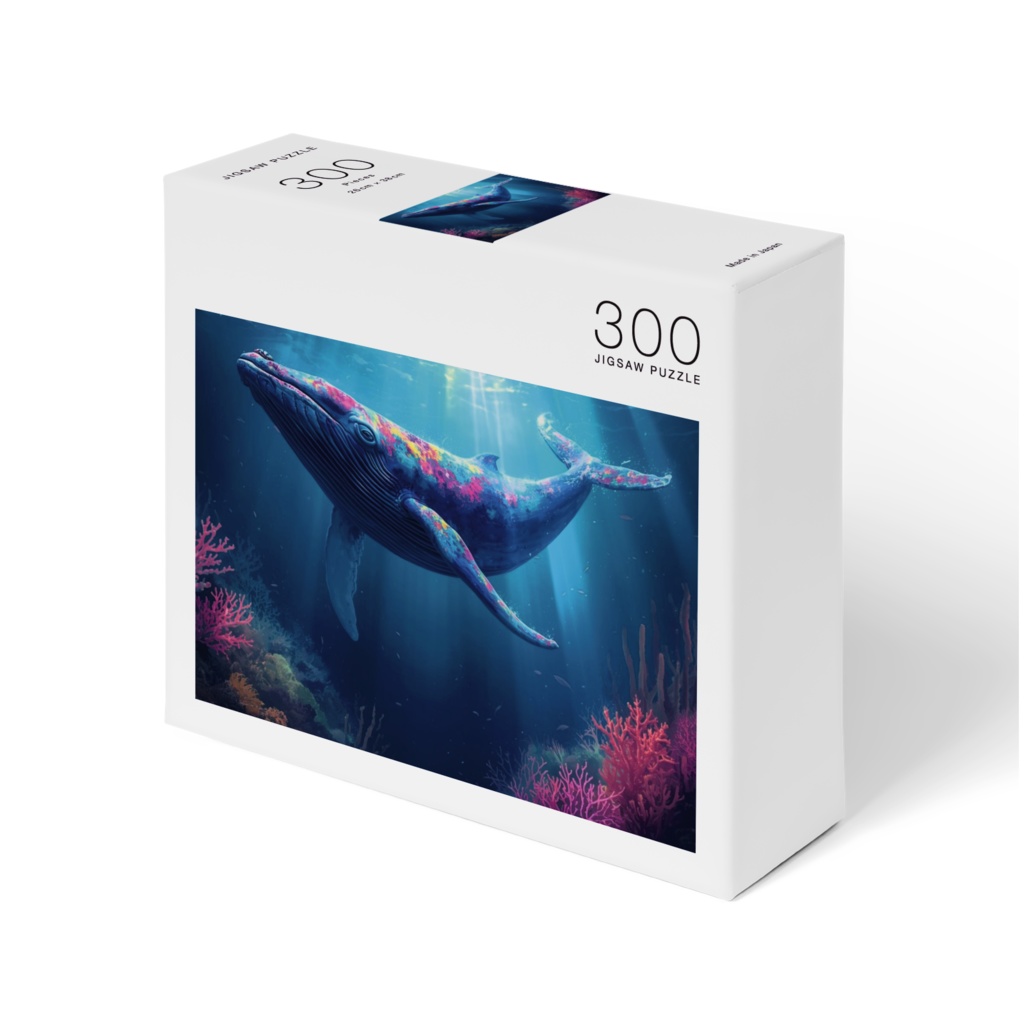 蒼き海を泳ぐ彩りのクジラ