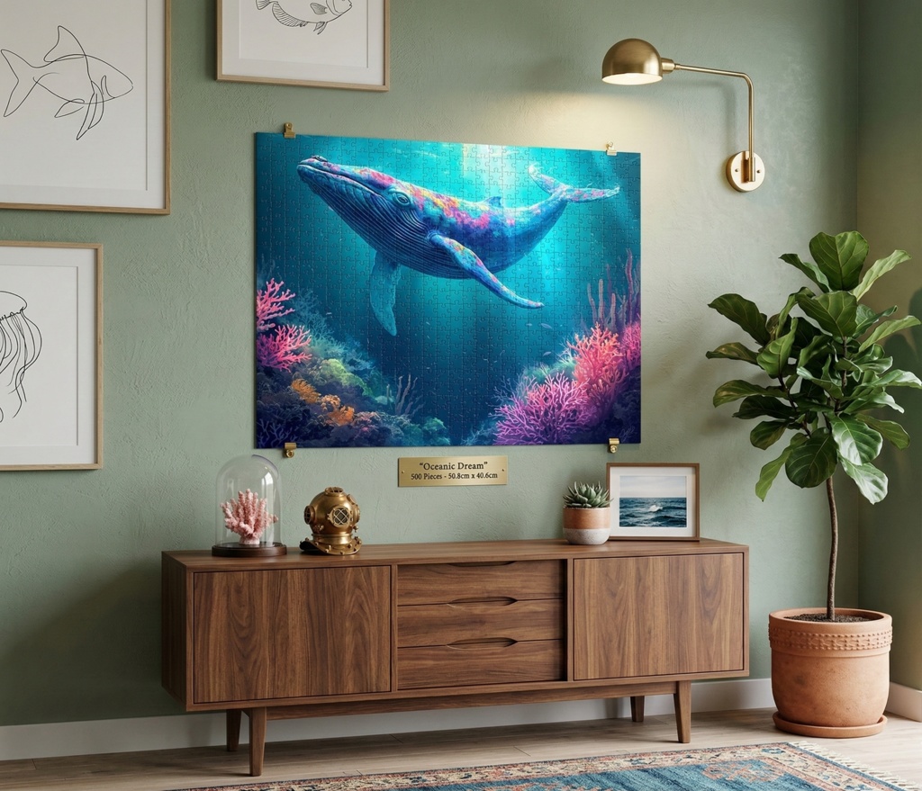 蒼き海を泳ぐ彩りのクジラ