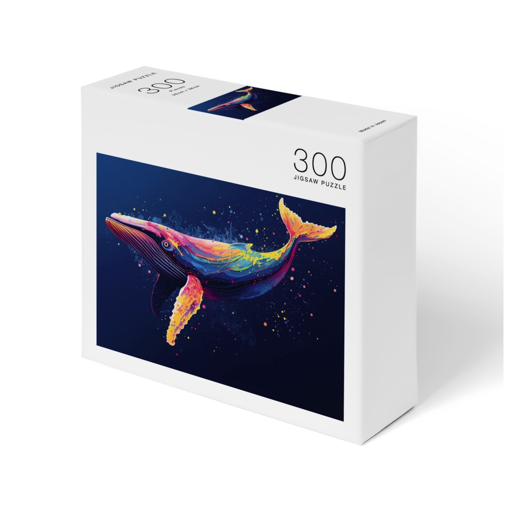 深海を泳ぐ虹色のクジラ