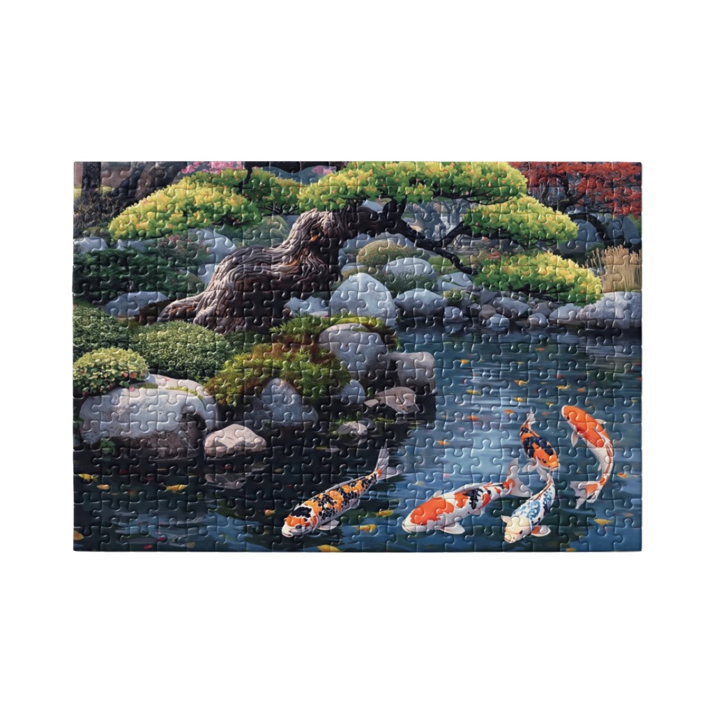 錦鯉と四季の庭