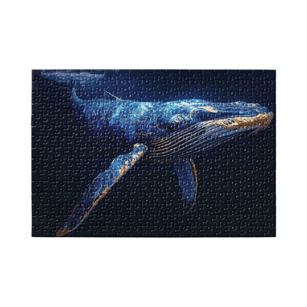 深海を泳ぐ黄金と瑠璃の鯨