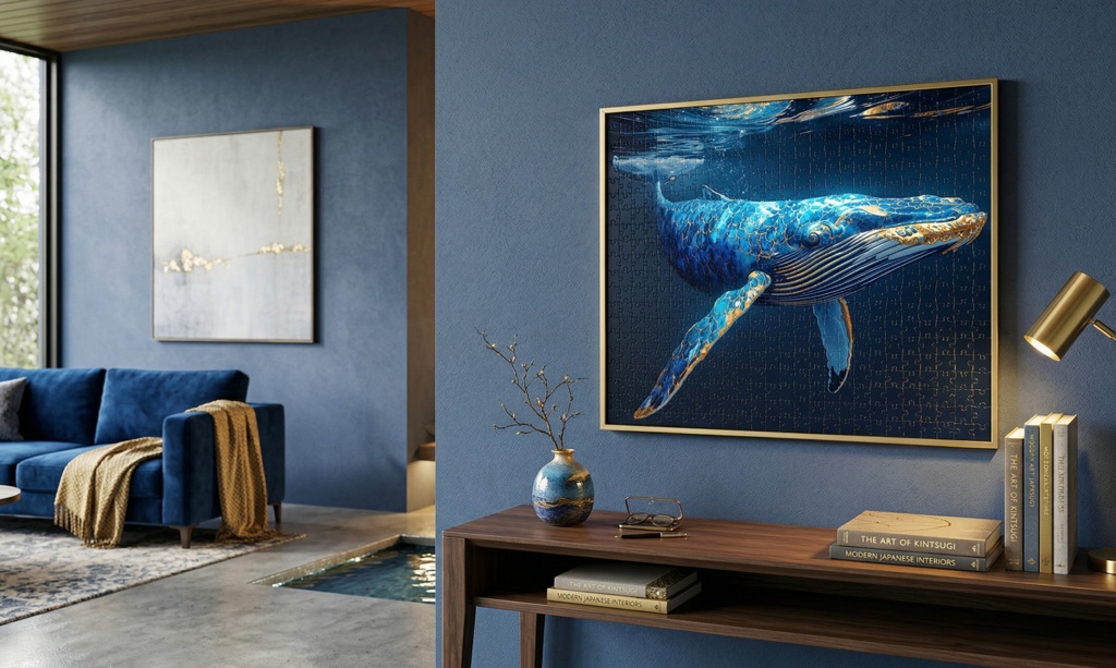 深海を泳ぐ黄金と瑠璃の鯨