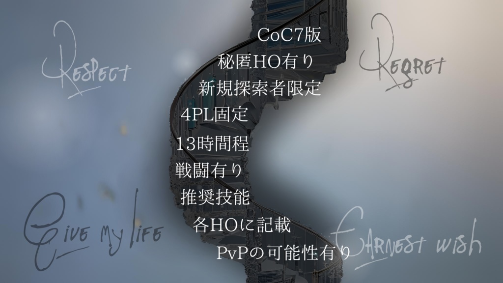 CoC7版【螺旋の先はバビロンまで】