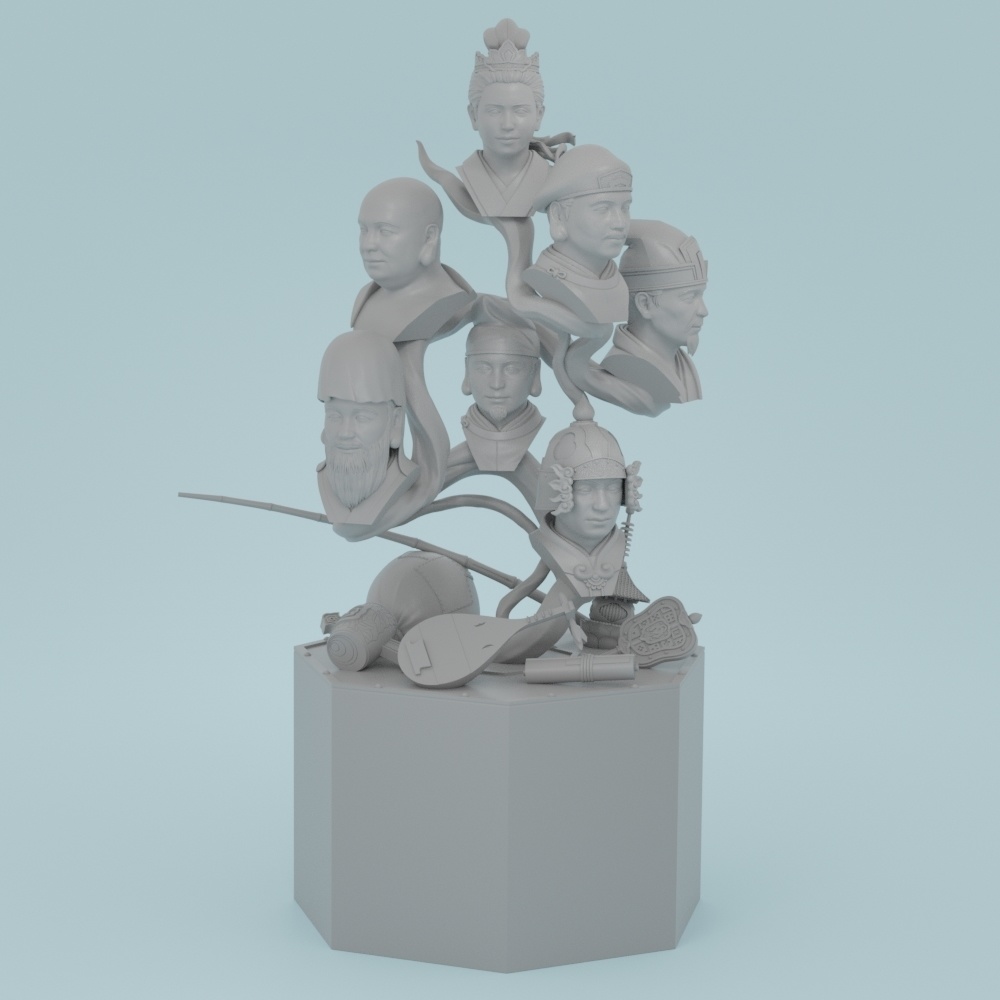 【STLデータ】七福神