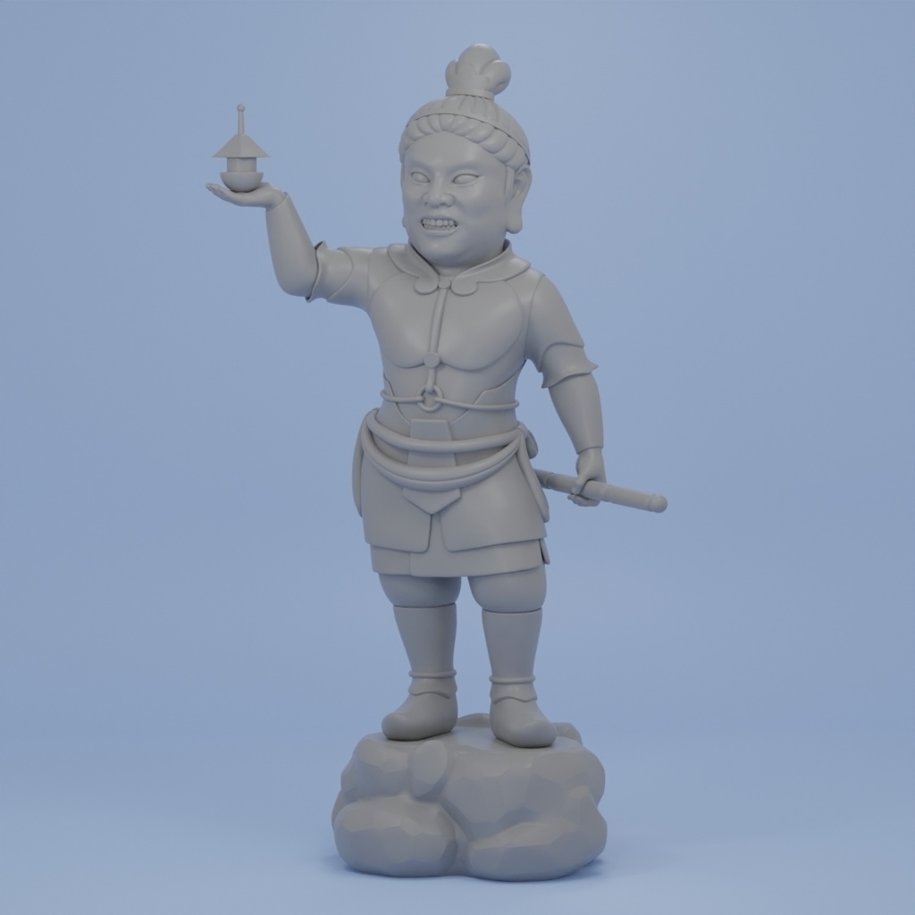 【STLデータ】多聞天