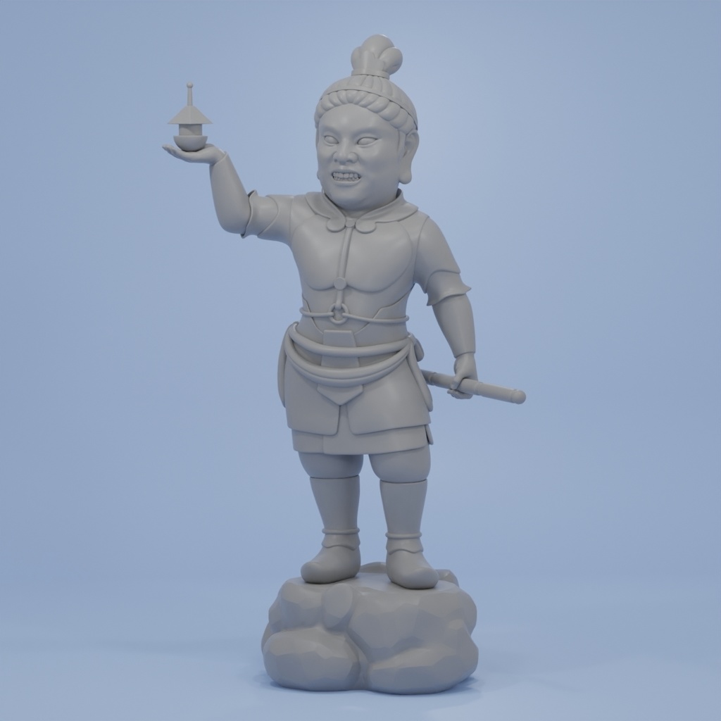 【STLデータ】多聞天