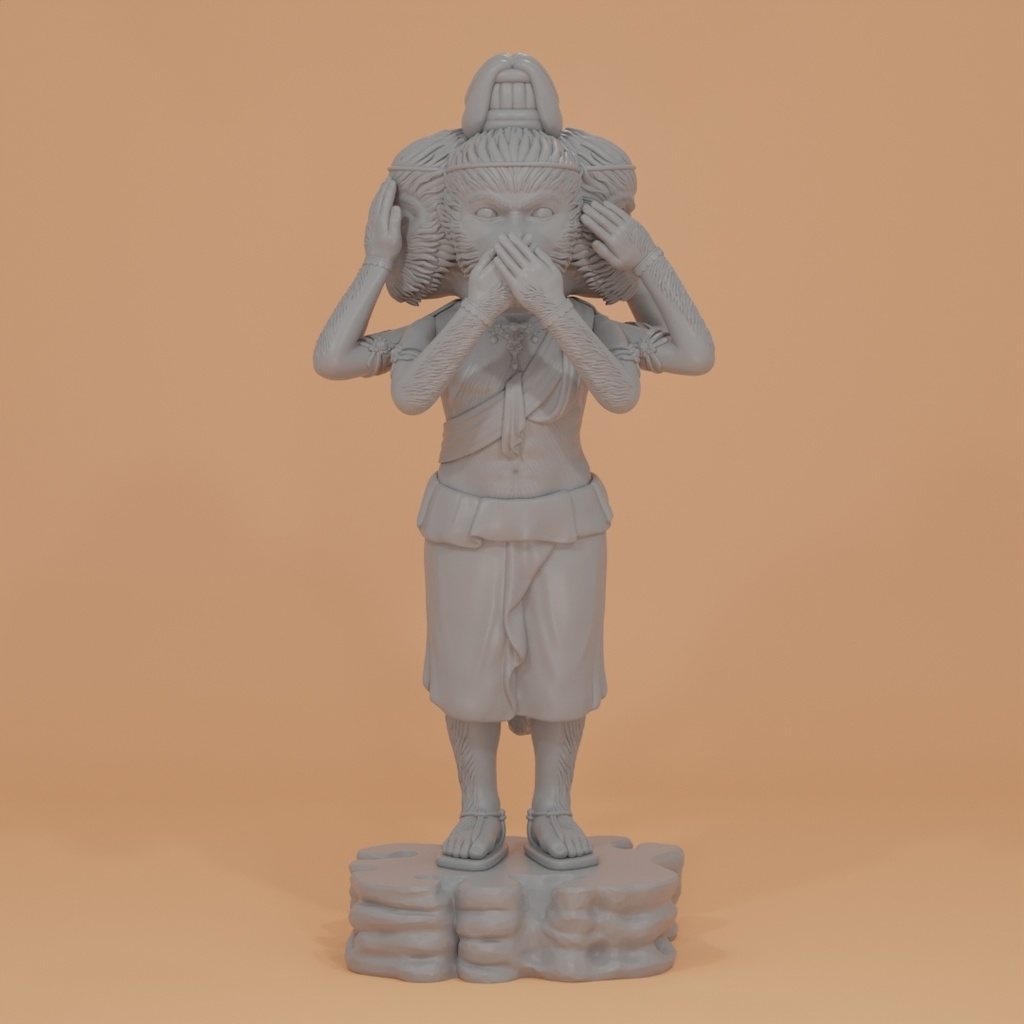 【STLデータ】アシュラ・モンキーズ