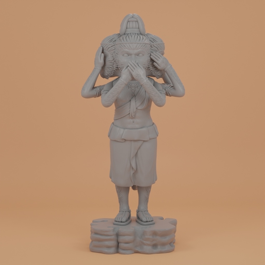 【STLデータ】アシュラ・モンキーズ