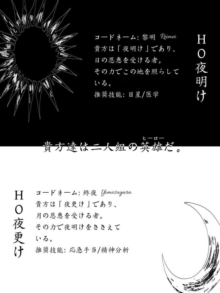 【CoCシナリオ】夜明けと夜更け